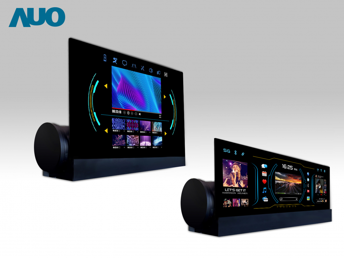 友達14.6吋可捲式Micro LED面板，導入車內資訊、影音娛樂及駕駛安全系統，翻轉智慧移動場域