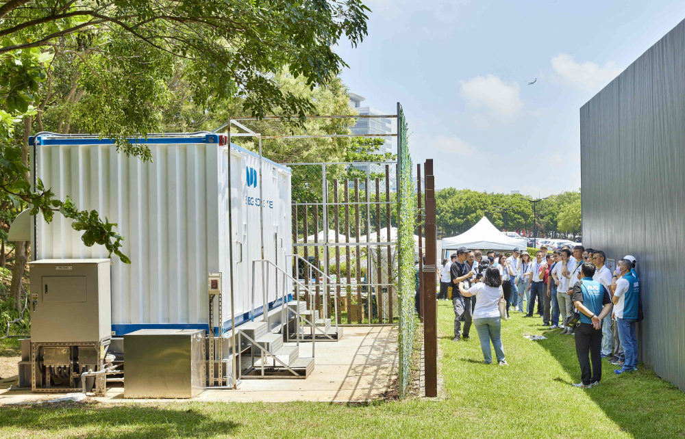 友達西大墩窯文化館建置屋頂全綠電及儲能櫃，為兼具創能儲能的永續綠能場域