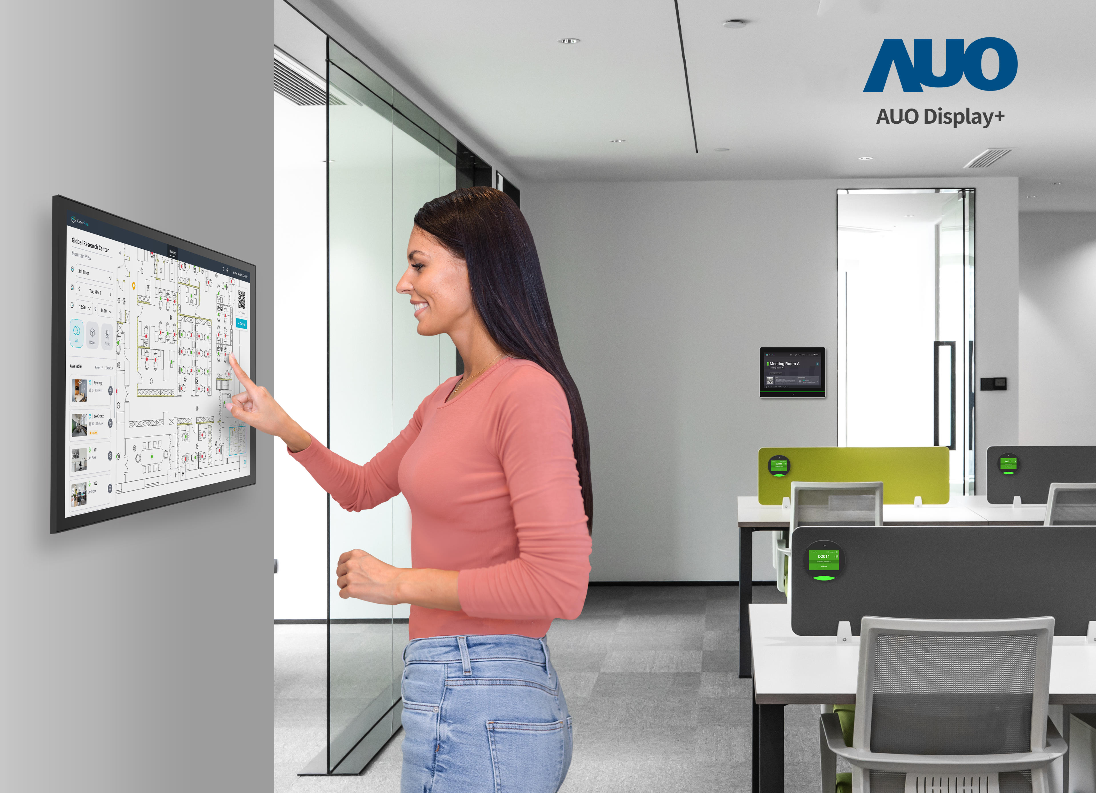 达擎会议空间管理解决方案可应用于空间预约和管理流程，将办公空间的查询、预约和保留等流程自动化，为用户提供更灵活、弹性的工作模式